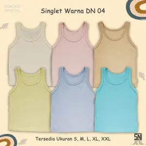 (6pcs) singlet anak bayi newborn BOBOKO INOVATEX