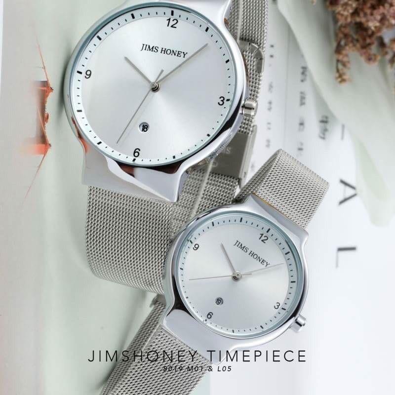 JIMS HONEY JAM TANGAN COUPLE JT 8019 (FREE BOX + BATERAI)