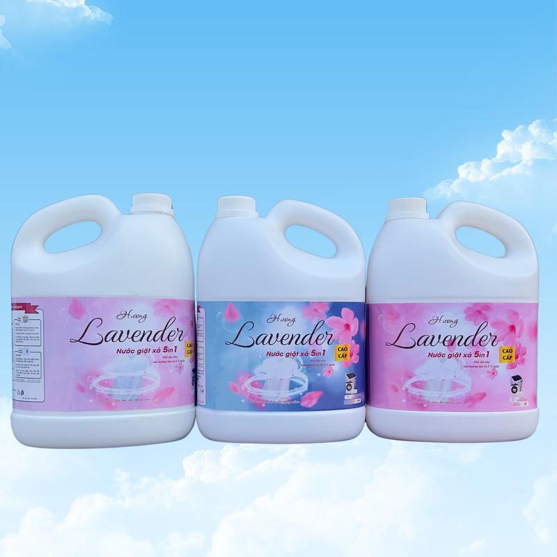 [ COMBO 7 CAN ] Nước Giặt Xả Lavender, dung tích 1700ML/CAN. Nước Giặt Siêu Đậm Đặc, Siêu Thơm, Combo siêu tiết kiệm. 6