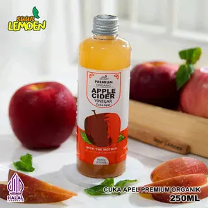 cuka apel / aplle cider organik 250ml -premium apple