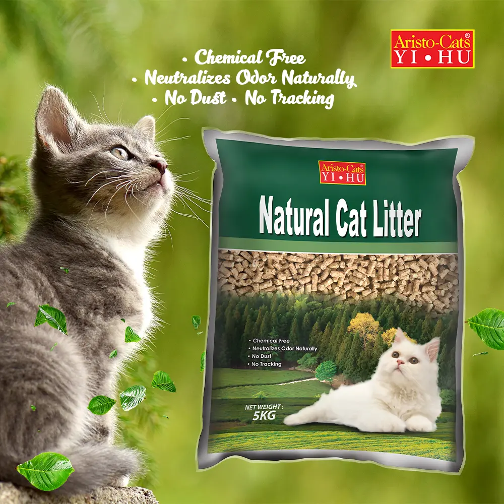 Aristocat natural pine cat litter 10kg & 5kg