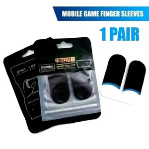 Sarung Jari Gaming Mobile Game Finger Sleeves 1 Pair untuk Performa Optimal Anti Basah Keringat dengan Desain Nyaman dan Nyaman