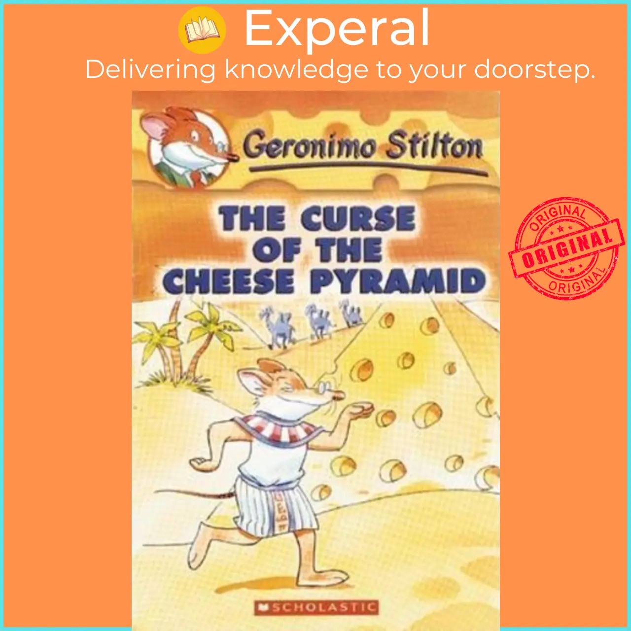 Geronimo Stilton: #2 Curse of the Cheese Pyramid by Geronimo Stilton (US edition, paperback) - 9780439559645