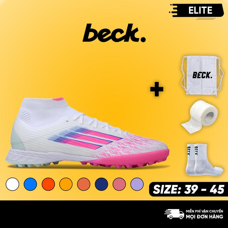Giày Bóng Đá F50 Elite Mid Cổ Cao, Beck, Đế Đinh TF, Bám Sân, Các Màu Sắc, Sân Cỏ Nhân Tạo