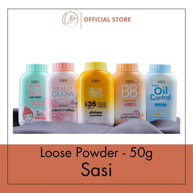 ula — Sasi Loose Powder / Bedak Tabur Oil Control / BB Perfect / Pearly Glow / Sun Cool / Acne Sol 2