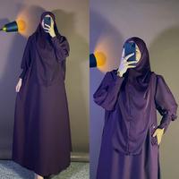Gambar Cahaya Gallery - X VITASTUFF EXCLUSIVE Dress Syar'i Marbela Anti UV Nyaman Premium Busui Abaya Turkey Lengan Balon Bahan Marbela Melindungi Kulit - Mahogani, Gamis Aja ( L ) dari Cahaya Gallery. Kab. Bandung 4 Tokopedia