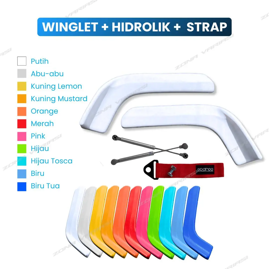 Paket 2 (Winglet+Hidrolik+Strap)