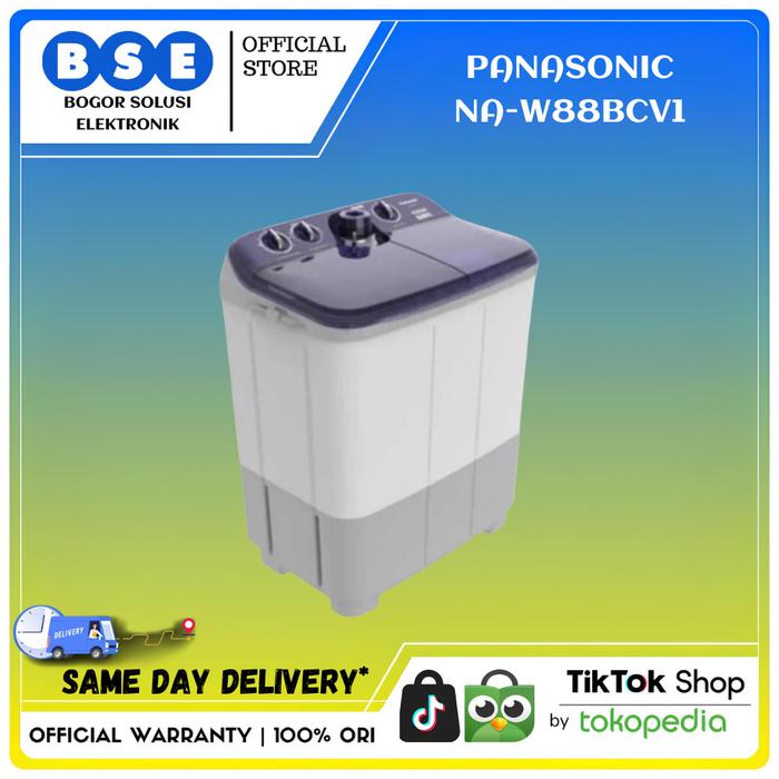 Gambar MESIN CUCI 2 TABUNG 8.5 KG PANASONIC NAW88BCV1 8.5KG NA-W88BCV1 dari Bogor Solusi Elektronik Kab. Bogor Tokopedia