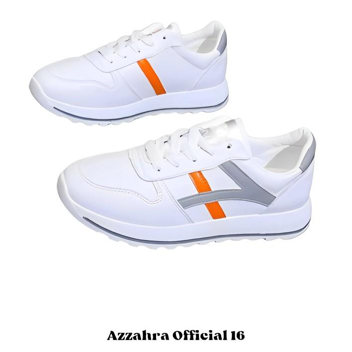 Azzahra Official Promo!!! Sepatu Casual Wanita Sneakers Wanita Kekinian Sepatu Tali Dewasa Shoes Sport Cewek