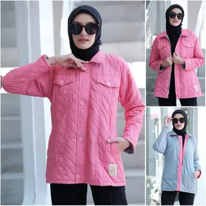 Jaket Wanita Muslimah Parka Sharapova Panjang