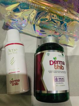 Product Review of Bundling Glow Up Series Dermathib Suplemen Kapsul Obat Jerawat & Acne Facial Wash Sabun Untuk Wajah Berjerawat Berminyak Pencerah from r**s 0