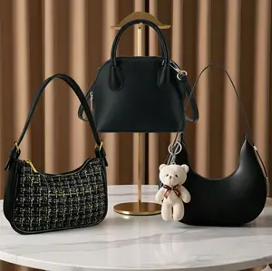 Paket Hemat 3pcs Tas Selempang Wanita Terbaru Fashion Wanita Korea (Casey, inara, moonbag)