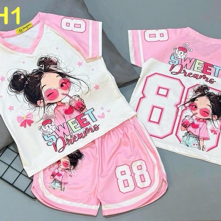 MÃ A62  MẪU ĐÙI VIỀN ÁO PHÔNG CHO BÉ GÁI TỪ 12kg-42 ký  CHẤT THUN LẠNH CO GIÃN BỐN CHIỀU