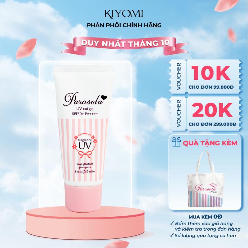 Gel chống nắng dưỡng sáng da Naris Parasola UV Cut Gel SPF50+/PA++++ 90gr