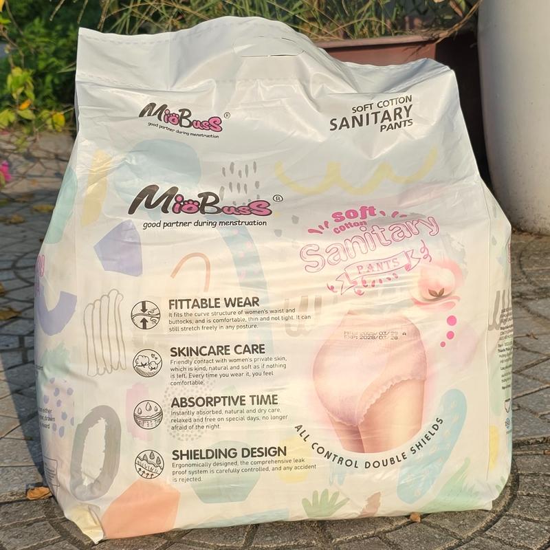   CHE TÊN SẢN PHẨM  50 miếng băng vệ sinh dạng quần miobus từ 30-80kg Nữ Women Tampon diana  băng băng  vệ  sinh  dạng  quần bang  vesinhdangquan 