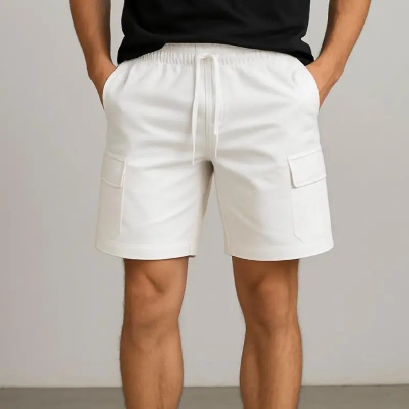 QUẦN SHORT KAKI THUN TÚI HỘP NAM LƯNG THUN VẢI CAO CẤP 1
