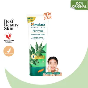 HIMALAYA Purifying Neem Face Wash 100ml | 50ml - Sabun Cuci Muka Untuk Jerawat Acne Skincare