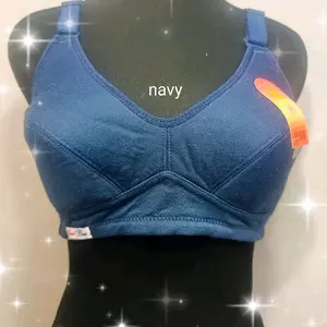 3pcs SportBra Super Big Nyaman Wanita Bh Basic BRA SPORT SUPER JUMBO BIGSIZE busa tipis tanpa kawat pengait tigadan tali besar