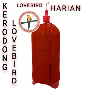 KERODONG SANGKAR LOVEBIRD KERODONG LOVE BIRD DIAMETER 33CM HARIAN TIPIS DAN BAHAN KAOS