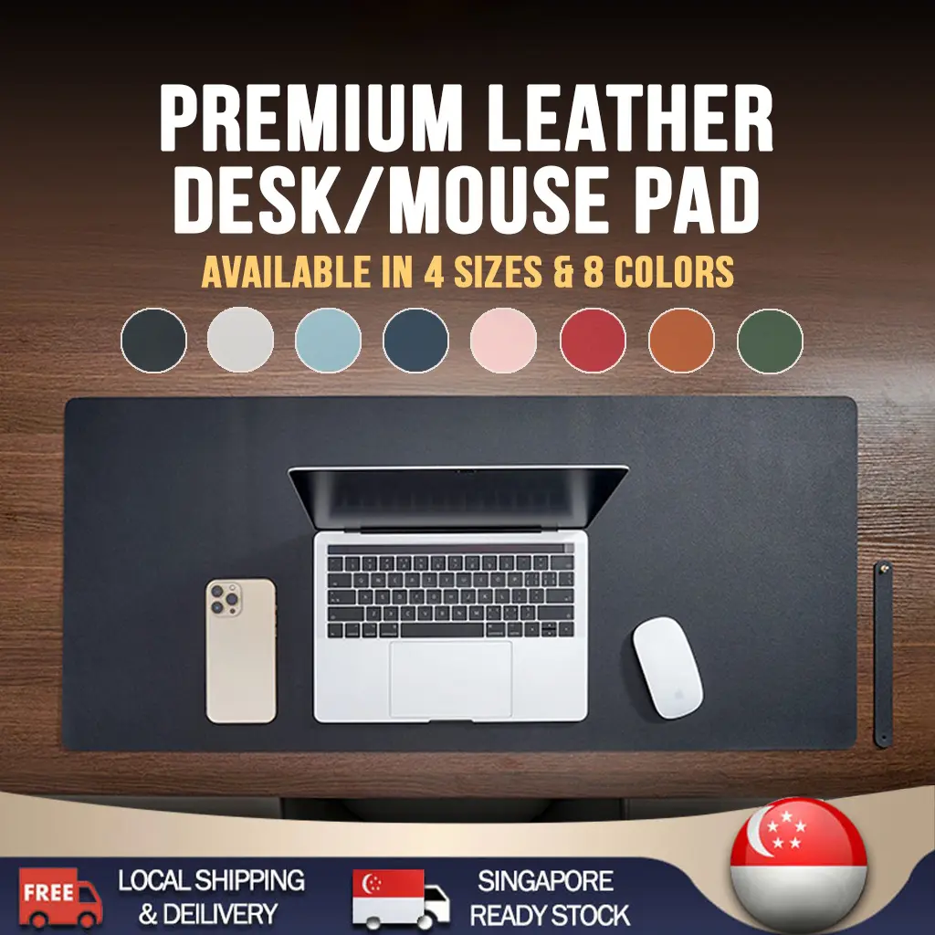 Premium Leather Desk Mouse Pad Extended MousePad Large Leather Mouse Pad Office Laptop Mat Computer Desk Cushion