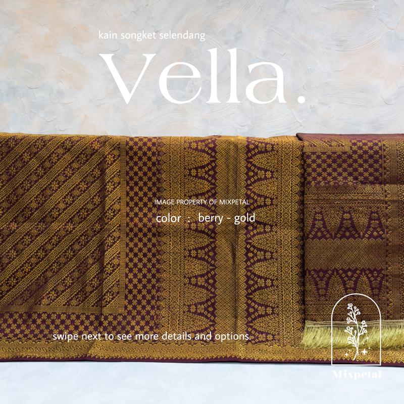 KAIN SONGKET SELENDANG VELLA 3