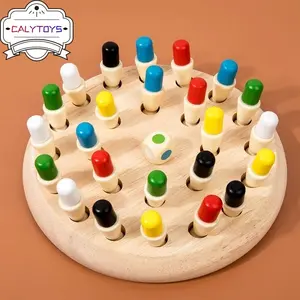 Mainan MEMORI CHEES Board Game Mainan Edukasi Anak Memory Match Color Wood SNi