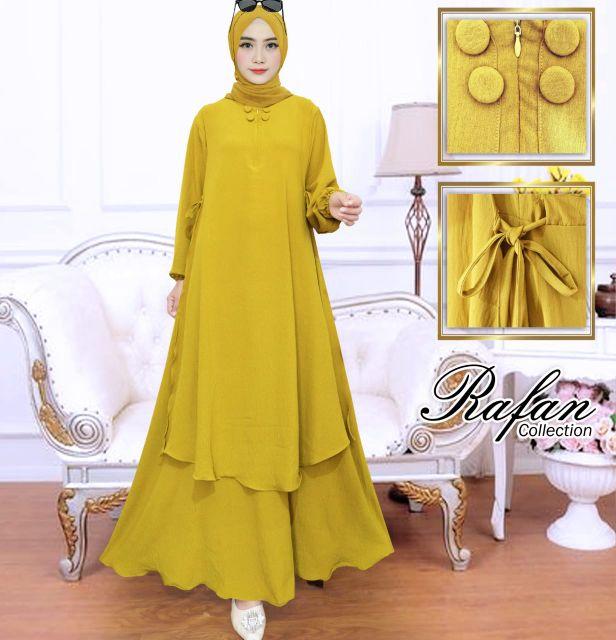 Gamis Malaysia Cringkle Premium,Bahan Adem,Seragam pengajian  Muslim Dress Wanita Dewasa Lebaran,Busui,nyaman dipakai