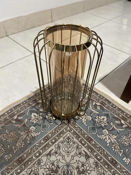 Product Review of Vase Bunga Besi Kaca Hidroponik Dekorasi Ruangan Pot Bunga Nordic / Vas Gold from N** O**6 0