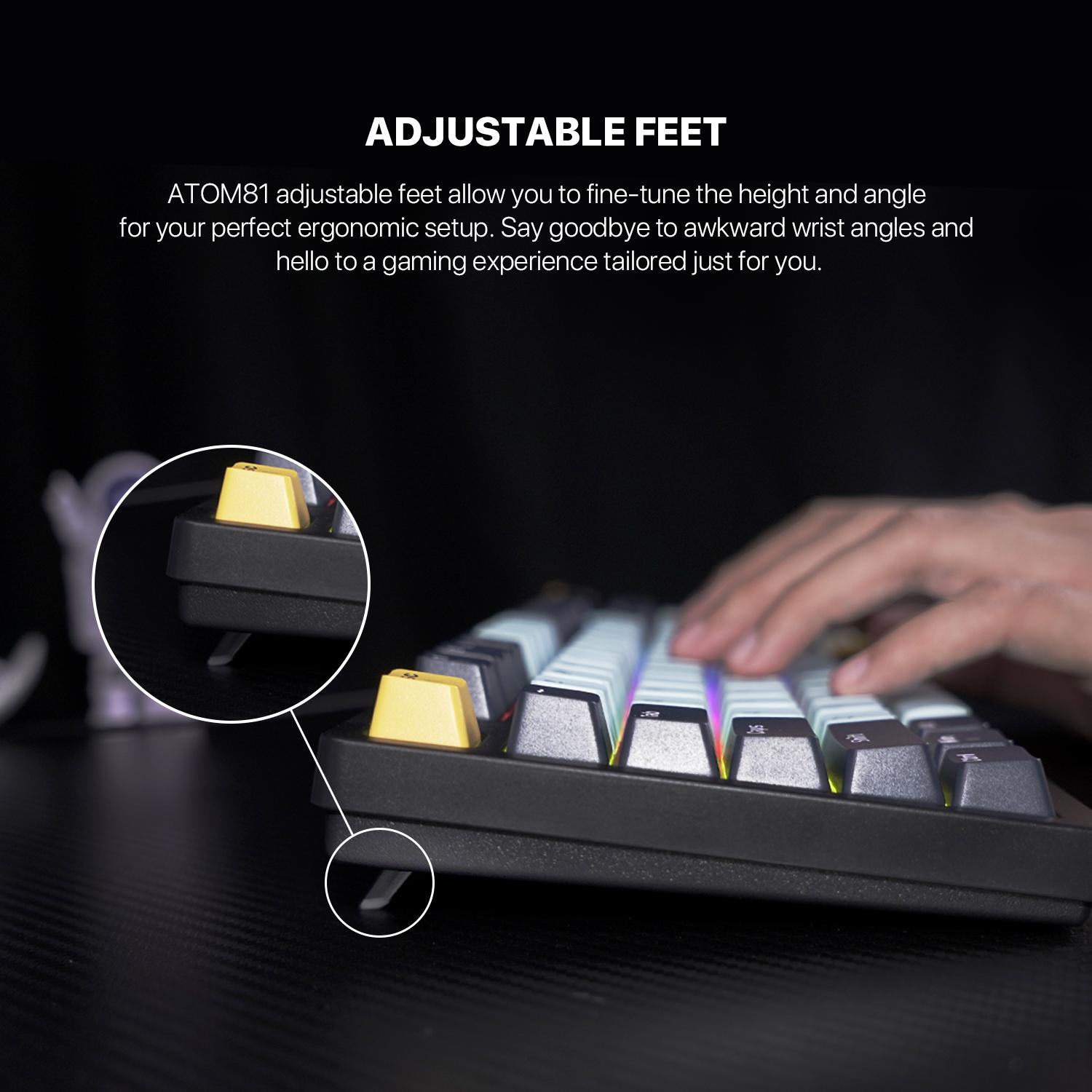 Fantech ATOM 63/81/96 MIZU EDITION Wired Mechanical Keyboard ...