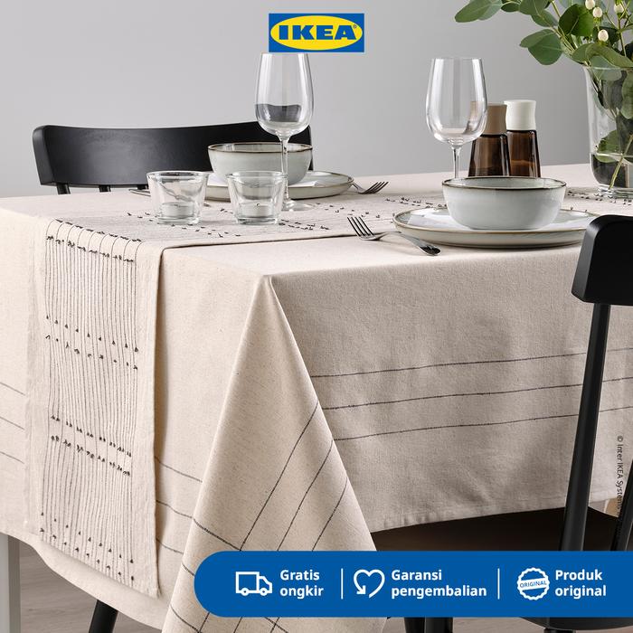 Gambar IKEA VARARV Taplak Meja Panjang Minimalis Abu Tua 35x150cm Katun dari IKEA Indonesia Kota Administrasi Jakarta Timur Tokopedia