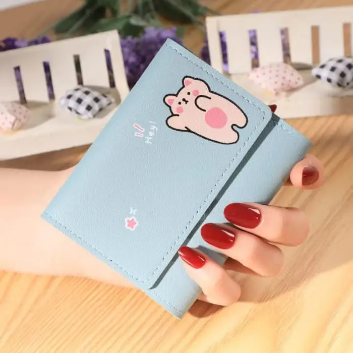 Dompet A69 motif lucu - BIRU