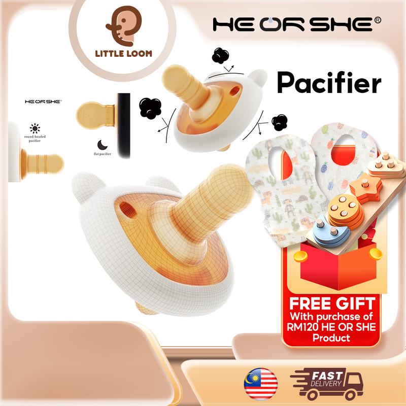*Ready Stock* 2PCS HeOrShe Day & Night Pacifier Teether NewBorn ...