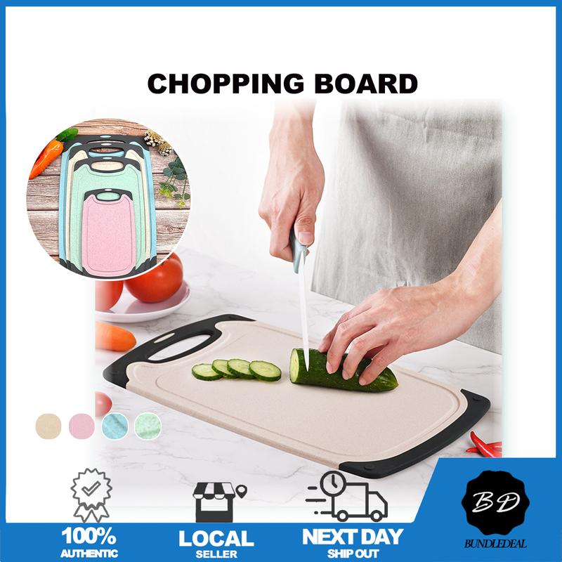 [SG] Wheat Straw Chopping Board/ 3 Sizes Antibacterial Cutting - TikTok ...