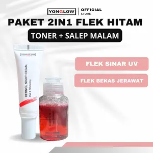Yonglow Paket 2in1 Flek Noda Bintik Hitam Membandel Toner Darkspot Symwhite 377 Tranexamic Acid Glowing BPOM