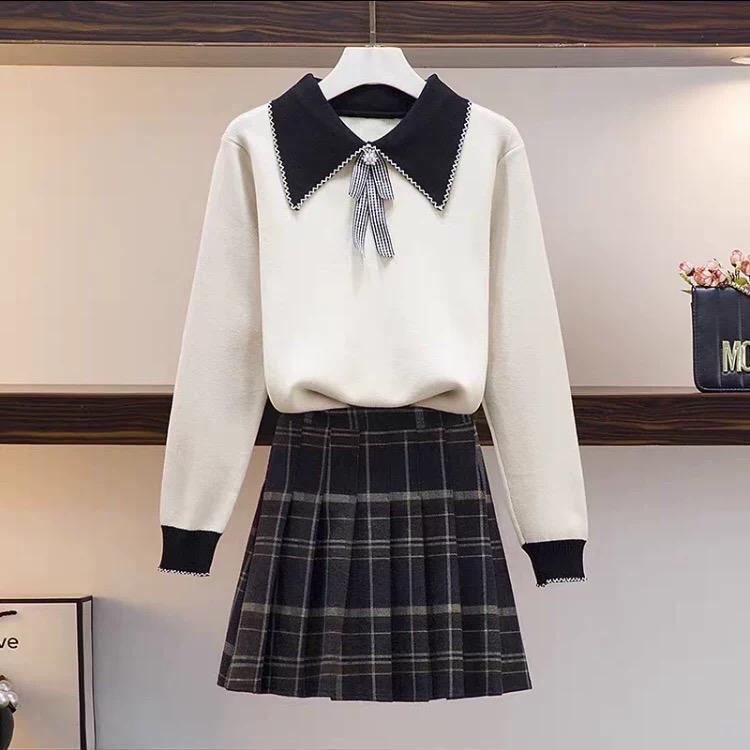 Blouse Rajut Wanita Kerah Lancip Bros Pita 4315 - Knitwear, Dewasa, Baju, Hitam, Panjang, Casual, Top, Cewek 3
