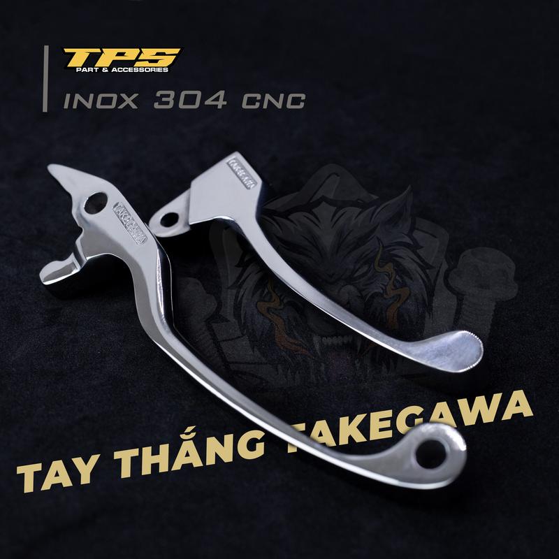  Tay thắng inox 304 TAKEGAWA thắng Đĩa vs Đùm gắng được cho nhiều dòng xe  WAVE DREM FULED SIRIUS  