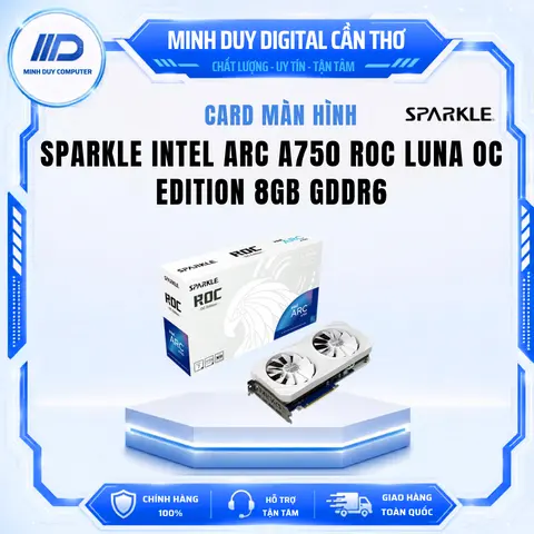 VGA SPARKLE Intel Arc A750 ROC LUNA OC Edition 8GB GDDR6 - Hàng Chính Hãng Bảo Hành 3 Năm