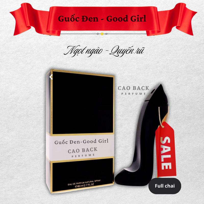 Nước hoa nữ Guốc Đen Good Girl mùi hương ngọt nhẹ nhàng cuốn hút