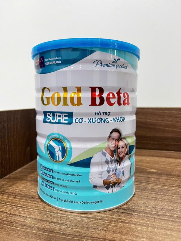 Sữa Gold beta sure xương khớp cho người lớn lon 900g