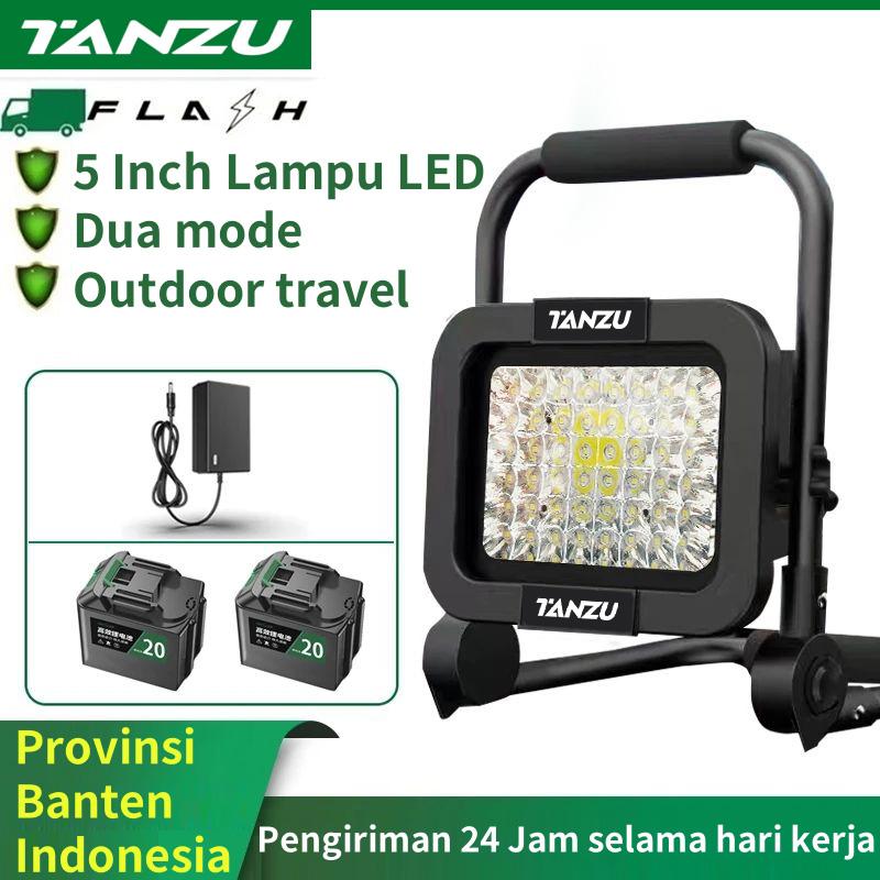 Flashlight Cod 【COD】TANZU Flashlight Cordless LED Spotlight 5 inci Lampu Berkemah ...