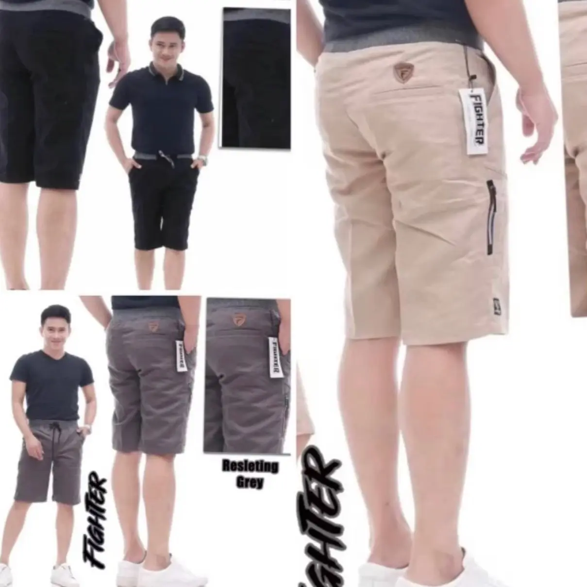 Celana pendek dewasa 100 ribu dpt 5 pcs celana pendek keren  Shorts Katun stretch melar