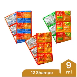 Makarizo Shampo Kondisioner Sachet 9ml x 12 Sachet/Renceng