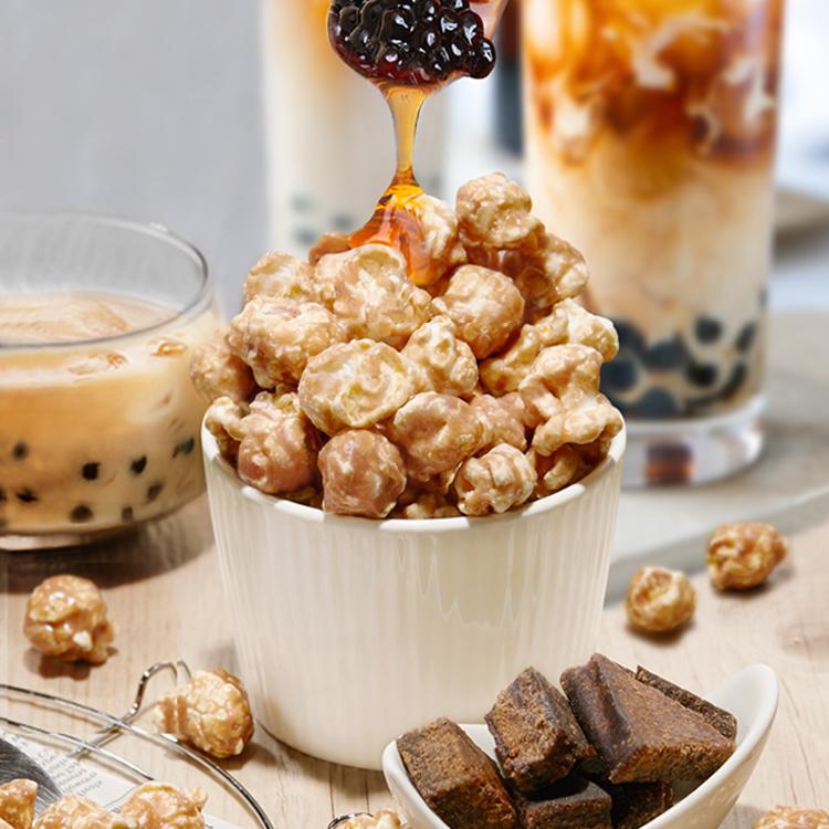 Candy Poppy |  Coated Popcorn | Brown Sugar Bubble Milk Tea | Popcorn 50g | Halal 2