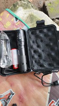 Product Review of Senter Super Terang Waterproof LED Rechargeable Baterai Tactical Anti Air Lampu SWAT Zoom Murah Free Charger from n**g d**7 2
