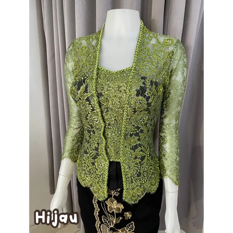 SIMONA KEBAYA - PAYET SASHI SERI 2 - (KEBAYA SAJA) PAYET METALIK GLOSSY Atasan Baju Wanita Wisuda Dewasa 4