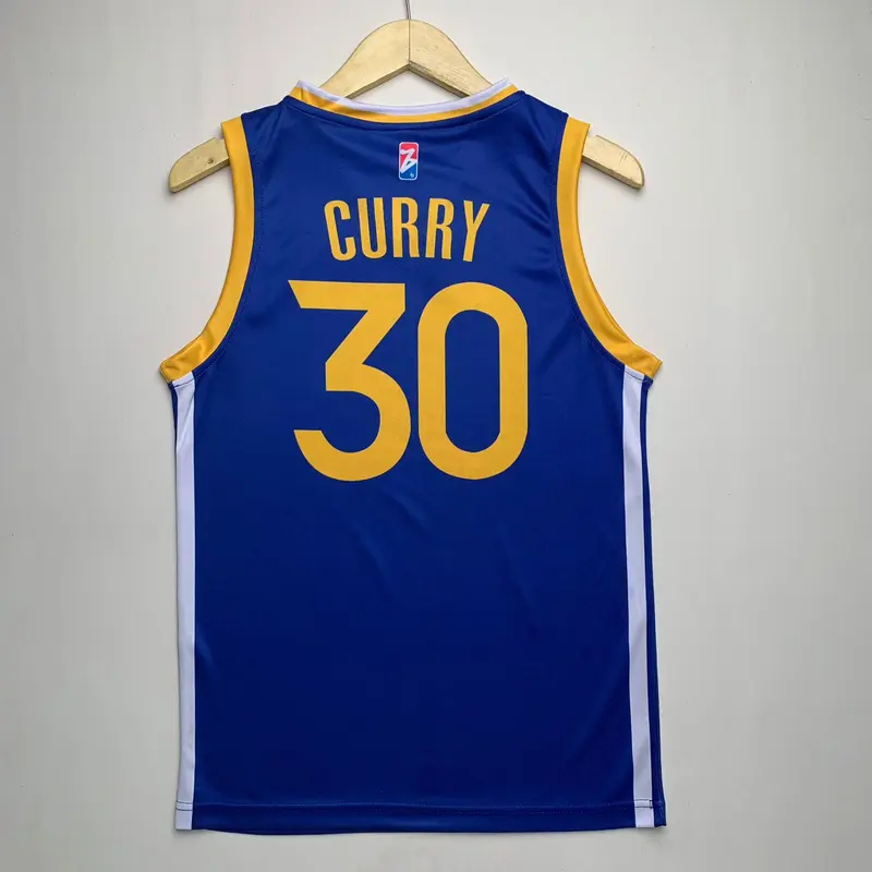 JERSEY BASKET STEPHEN CURRY GSW WARRIORS #30 BLUE BIRU 2