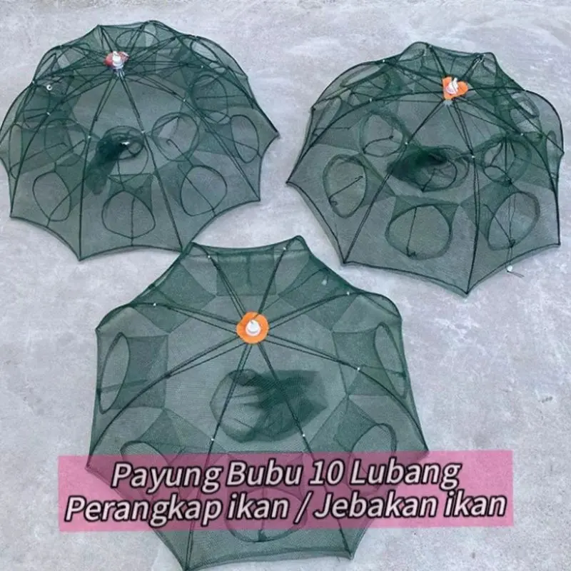 PAYUNG BUBU 6/8/10 LUBANG JEBAKAN IKAN / PERANGKAP IKAN