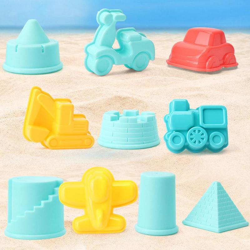 Product Introduction of 18Pcs/Set Travel Beach Toys Kids Beach Toys Set With Sand Rake Watering Can Bucket Shovels Rakes Models Play Tools 28