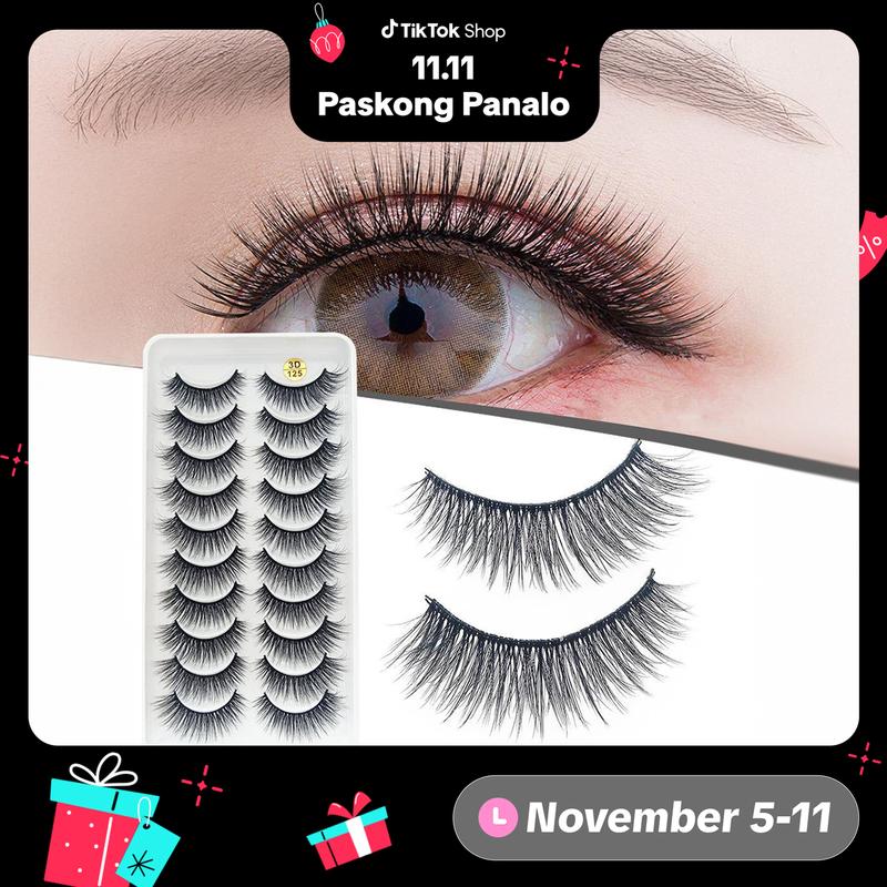  Lông Mi Tự Dính 13mm Không Cần Kẻ Mắt Hoặc Keo Không Thấm Nước Lông Mi Giả Thích Hợp Cho Tiệc Tùng Đám Cưới Và Các Dịp Khác Cosmetic Mỹ Phẩm Nữ Women Trang Điểm 