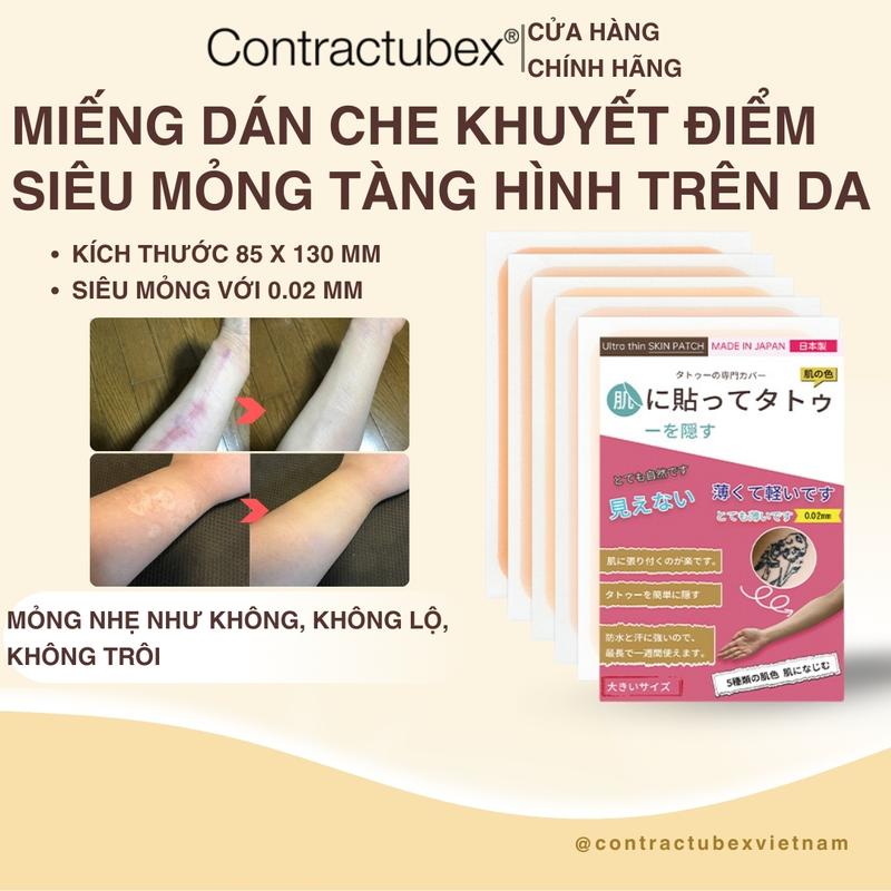 Miếng Dán Che Khuyết Điểm Nhật Bản Che Sẹo Thâm Lồi Lõm Hình Xăm Vết Chàm Trên Da Mỏng Nhẹ Chống Thấm Nước